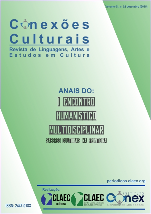 CAPA - Anais - I Encontro Humanístico Multidisciplinar